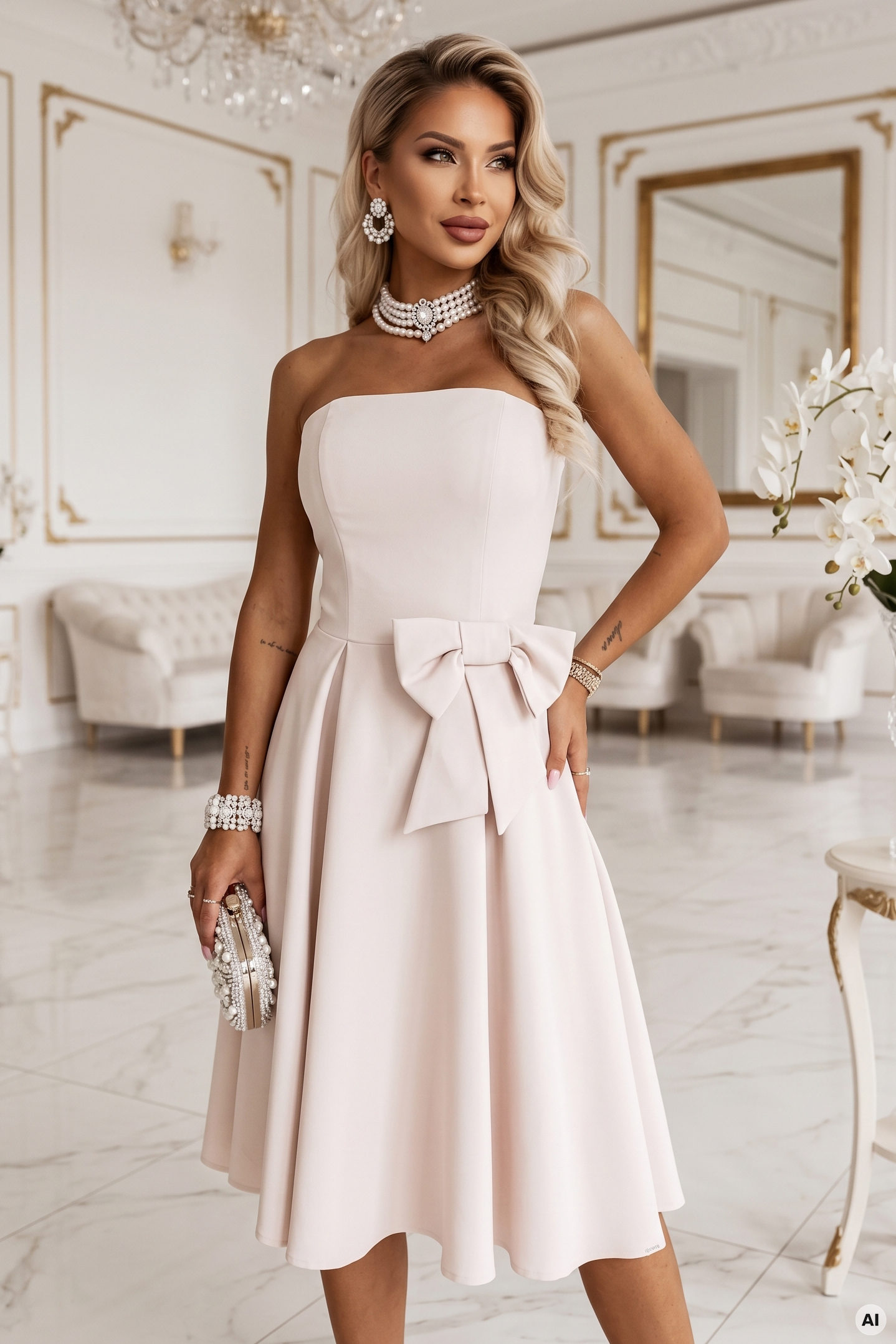 692-2-naya-elegancka-gorsetowa-sukienka-midi-bez-ramiaczek-z-kokarda-jasny-bez_23525